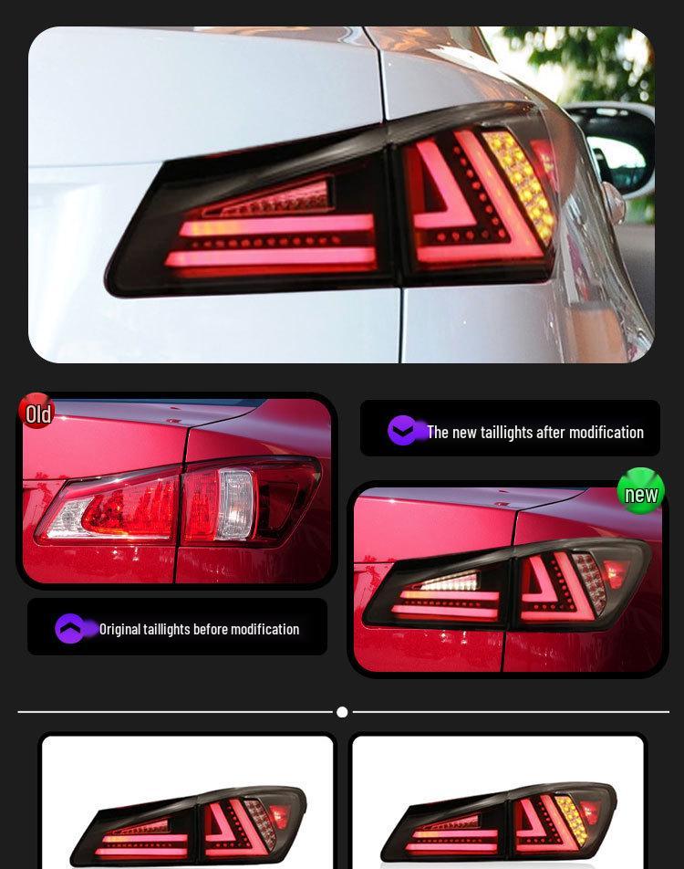 LED Taillight Assembly for 2006-2012 Lexus IS250/IS300 with Daytime Running Lights