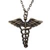 Snake Charm Necklace Dragon Minimalist Serpent Pendant For Women Grunge Aesthetic Jewelry 43cm Chain