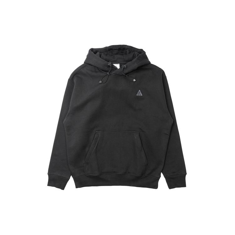 Nike ACG Embroidered Logo hooded Pullover Long Sleeves Black Men s CW4490-010 S