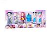 Hot Cartoon Kpop Demons Hunters Figure Plaything Cartoon Rumi/Mira/Zoey Action Figure PVC Desktop Decoration Model Doll Gifts