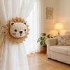 Curtain Holdbacks Floral Tiebacks Three-dimensional Flower Pearl-like Buckle Plastic Construction Floral Curtain Tiebacks
