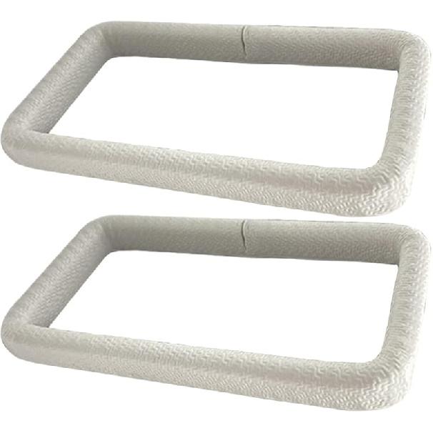 Yardwe Downspout Safety Caps 2pcs Drain Nozzle Sleeve Rain Gutter White Tool Rubber Child Downspout Covers