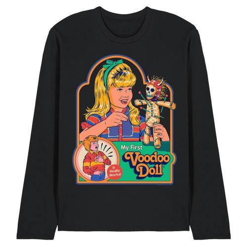 Steven Rhodes Unisex Adult My First Voodoo Doll Long-Sleeved T-Shirt