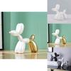 Escultura Moderna de Perro Globo de Resina Estilo Nórdico para Decoración de Hogar, Oficina, Sala de Estar, Regalo