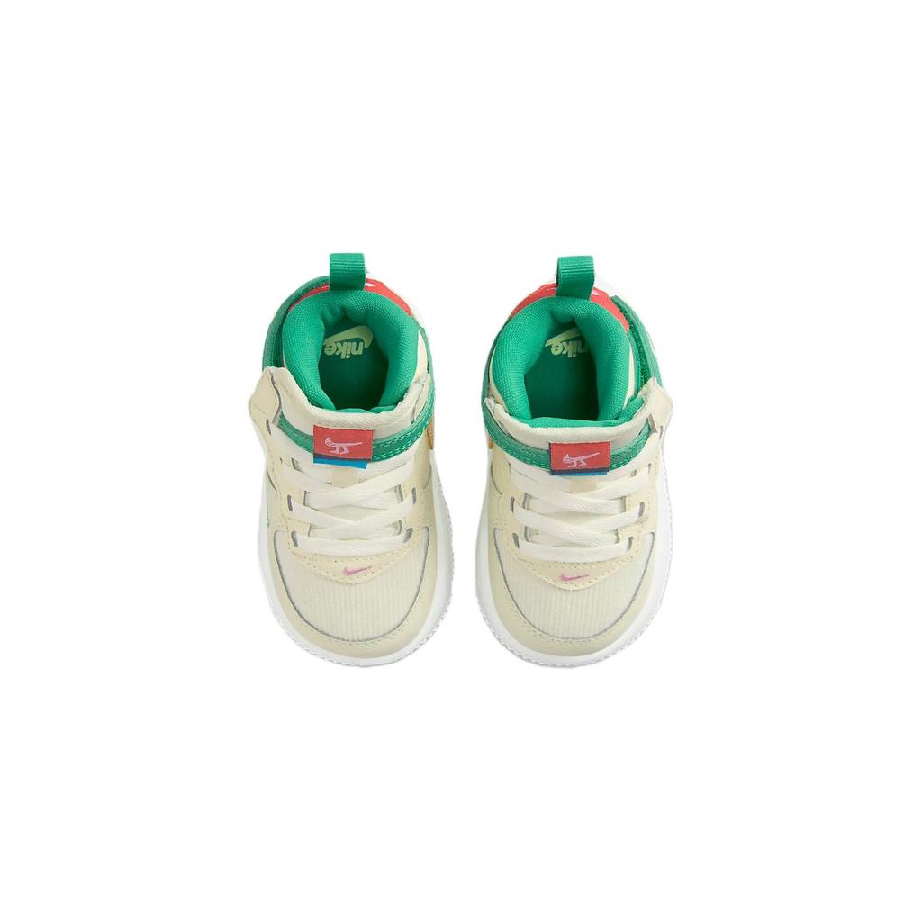 (TD) Nike Air Force 1 Mid EasyOn SE 'Coconut Milk Stadium Green' Baby FQ3693-100
