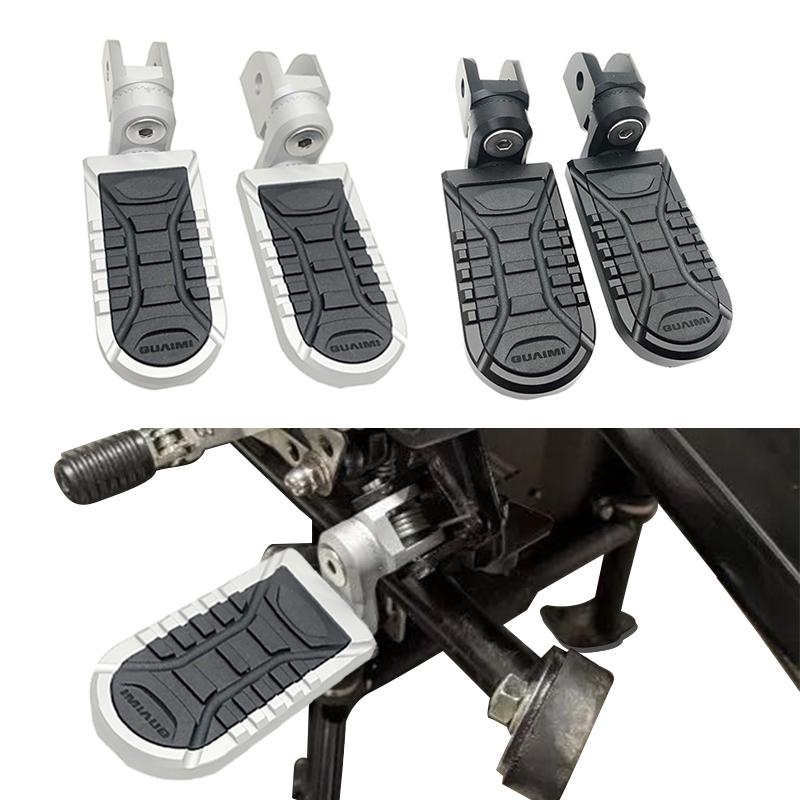Front&Rear Adjustable Footrest Rotatable Passenger Foot Pegs Rests For BMW R1200GS R1250GS LC ADV R 1250 GS Adventure 2014-2023