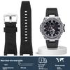 Italian Cowhide Leather & Nylon Strap for Casio G-SHOCK GST-S130 S110 S120 W 130LB 100 W300, Men's GSR-B100 Replacement Band