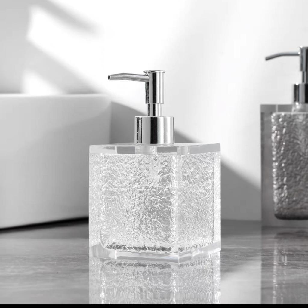 Resin Hand Sanitizer Dispenser Bathroom Dispensador Jabon Y Shampoo Refillable Lotion Shower Gel Holder Portable Soap Bottle