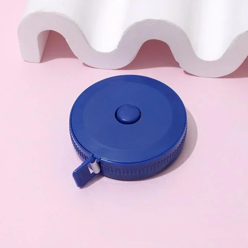 

1 шт. Мини-рулетка 150 см для тела, шитья, гибкая линейка для похудения, медицинская, для DIY, аксессуары для изготовления ювелирных изделий темно-синий