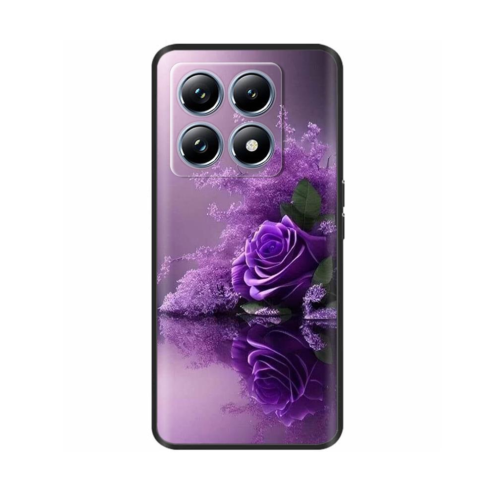 For Xiaomi Mi 14T Pro Case Soft Liquid Silicone Protection Back Cover for Xiaomi 14T Pro Mi14T 5G Cases Painted Cartoon Fundas