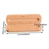 Wood Pen Box Pencil Holder Novelty Sturdy Supplies Polished Finish Ballpoint Protective