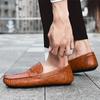 Męskie mokasyny buty codzienne do jazdy miękkie mokasyny płaskie buty biznesowe