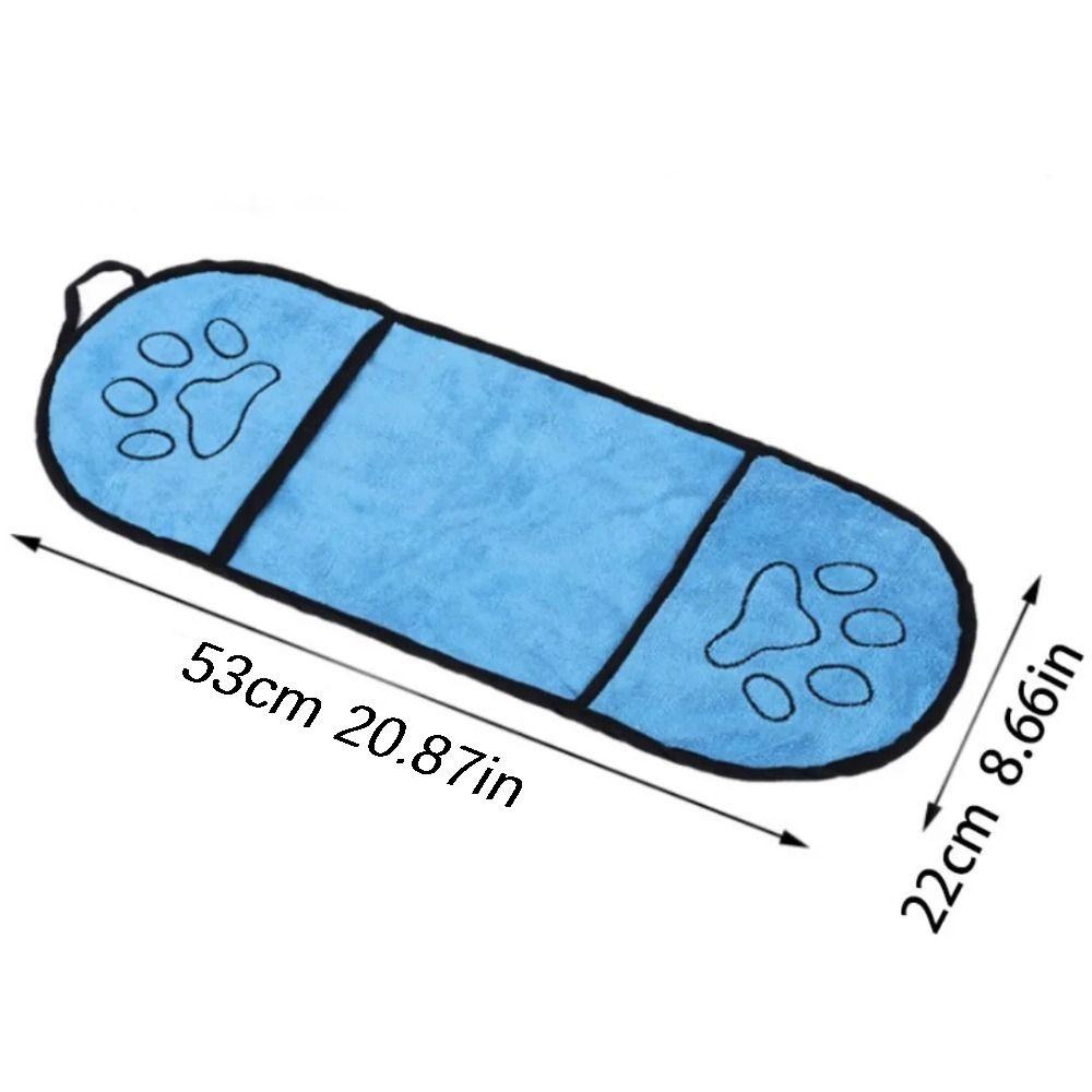 New Quick-drying Pet Bath Towel Soft Large Thick Pet Absorbent Towel Portable Foldable Chenille Pet Grooming Towel Pet Cleaning