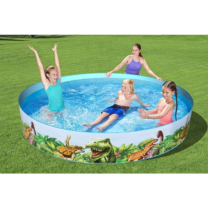 Piscine Gonflabile pentru Copii - BESTWAY - Dinozauri - 244x46 cm - 2074 L - PVC