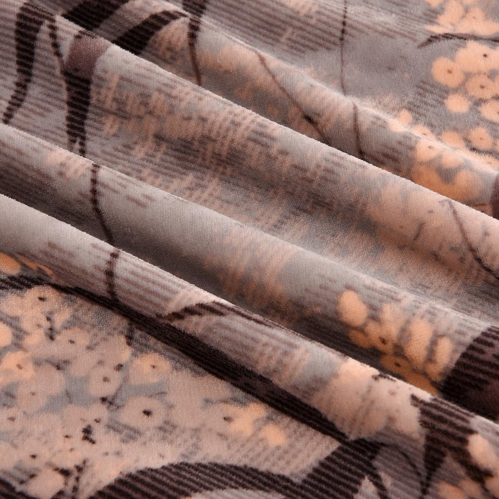 Thickened Milk Fleece Four-Piece Set Of Gold Mink Fleece Double-Sided Fleece Coral Fleece Bedding Fleece Quilt Cover, Bed Sheet Anti-Static