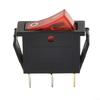 2nd Gear Red With Light On-off 3pin SPST Slim Type