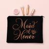 Team Bride Makeup Bag Bachelorette Party Cosmetic Bags Purse Bridesmaid Toiletries Organizer Pouch Wedding Bride Shower Gifts