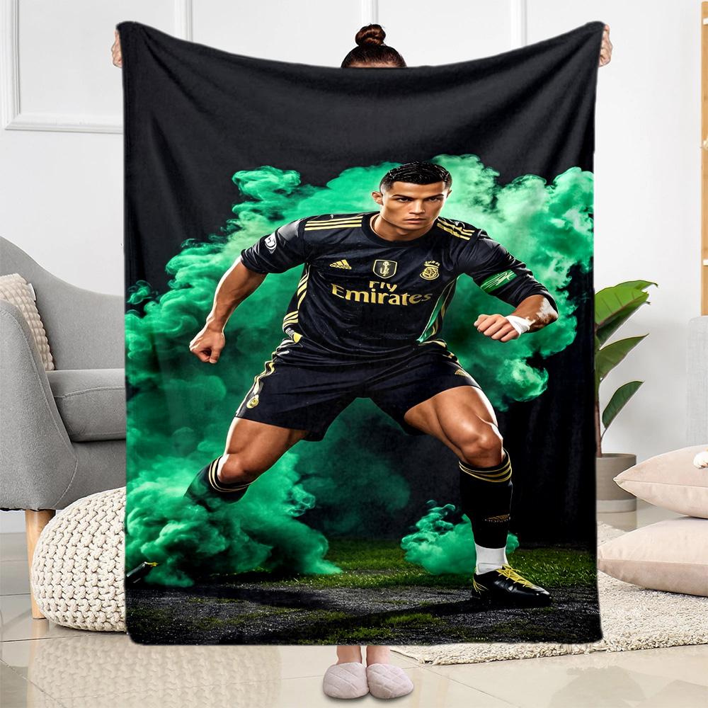 Ronaldo Juventus Legacy Blanket Soft & Cozy Great for Bedding Seaside Bed Four Seasons Universal Modern Style