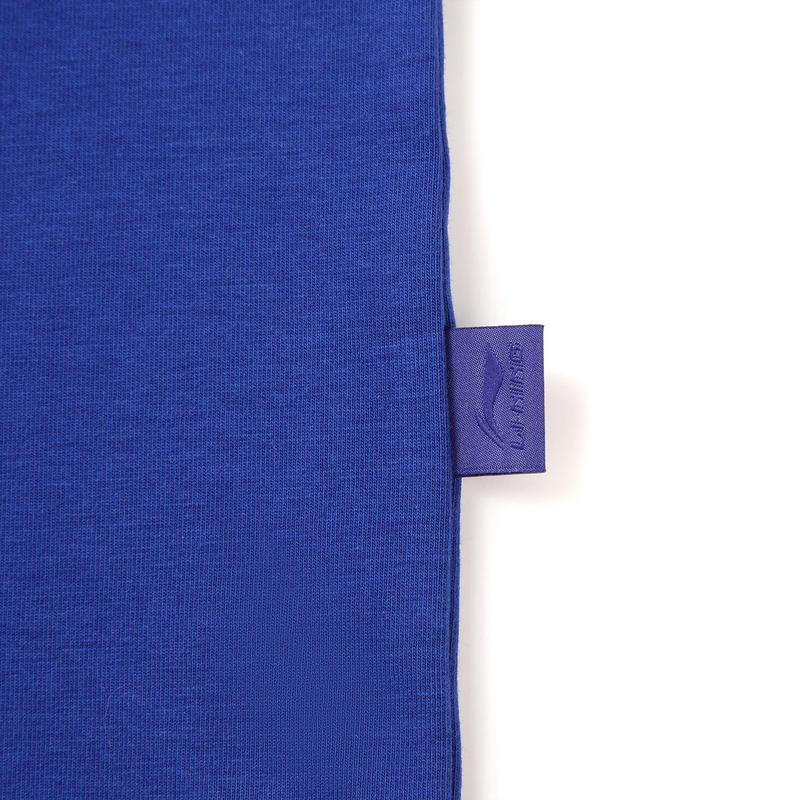 Li Ning Revive Comfort Loose Short Sleeve T-Shirt Unisex tops Blue AHSW983-3