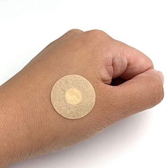 Replacement stickers magnetic therapy device skin-friendly adhesive bandages 54 pieces diameter 22mm made urethane Japan.