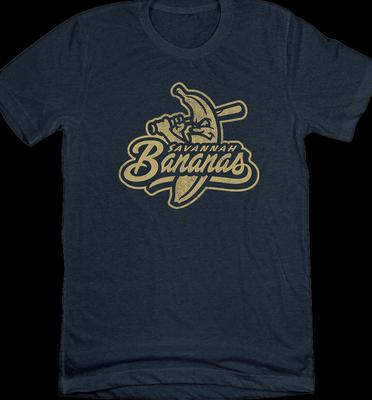 Camiseta Vintage Savannah Bananas azul marino Unisex todas las tallas JJ3988