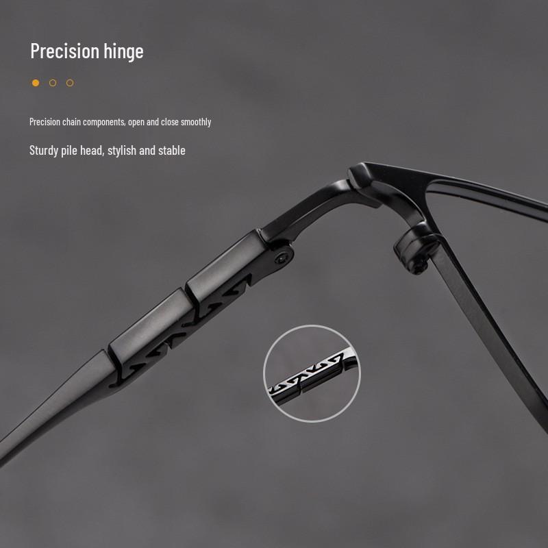 Danyang Glasses Men's Ultralight Pure Titanium Myopia Eyeglass Frames Full Rim J86037