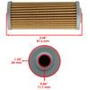 2pc Fuel Filter MIU804763 M801101 MIU804762 Compatible with Models For 1023E 1025R 1026R 1435 1445 1545 Dual Stage