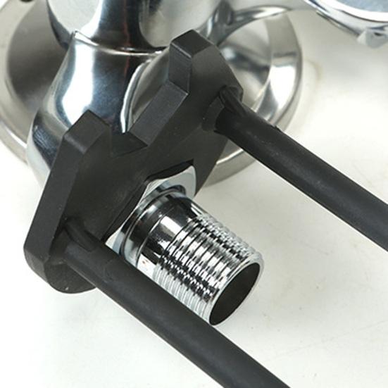 1/2Pcs Multifunctional Sink Wrench 360-Degree Rotation Plumbing Tool with 7 Snaps Faucet Nuts Universal Kitchen Bathroom Wrench