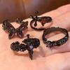 Taboo Love Villain Gun Black Ring Female Dark Niche High Sense Ring Sweet Cool Babes Wind Open Ring