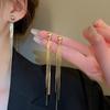 Trendy Style Charm Metal Earrings Light Luxury Ear Pendant  Ladies Accessories