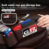 For Multifunction Car Seat Gap Storage Box Organizer Pocket Cup Holder Interior Accessories Crown Yaris Corolla Prius