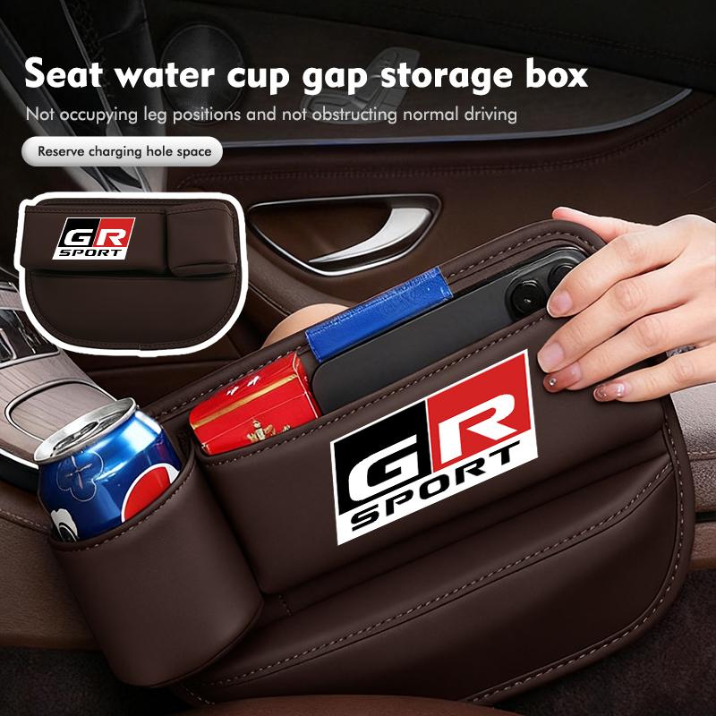 For Toyota Multifunction Car Seat Gap Storage Box Organizer Pocket Cup Holder Interior Accessories Crown Yaris Corolla Prius