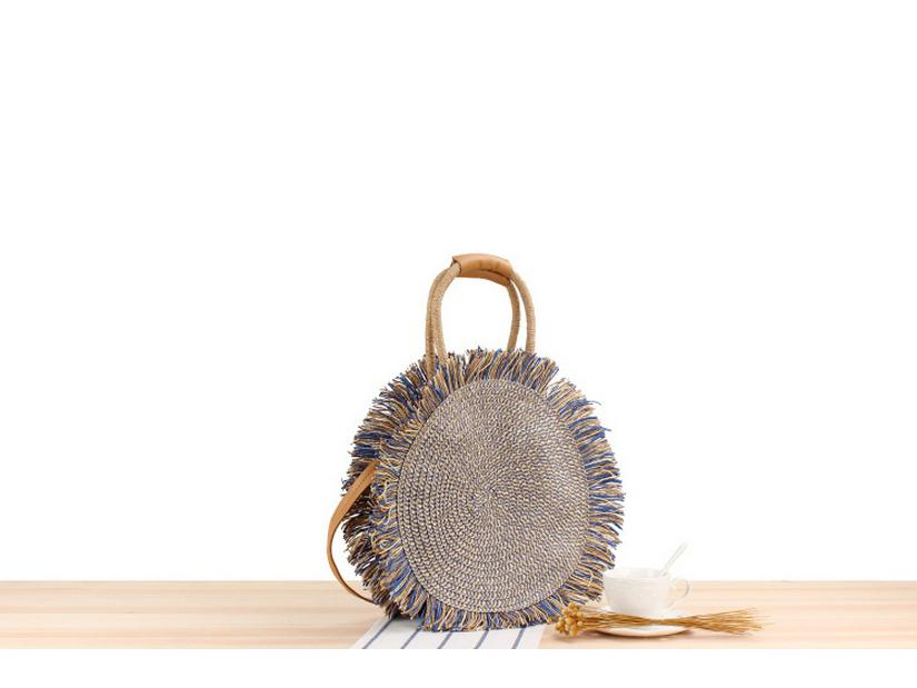 Minimalist Style Handmade Woven Paper Rope Bag - Dual-Use Handbag & Shoulder Bag