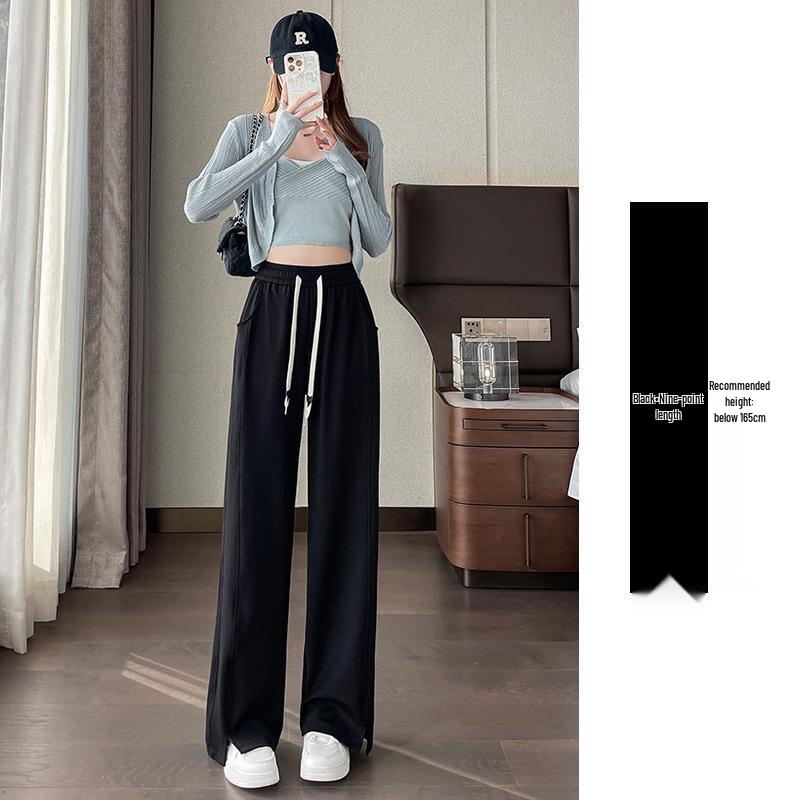 

Женские укороченные брюки с высокой талией, облегающие, с драпировкой, длиной до щиколотки - для миниатюрных, узкие и широкие, с разрезами, для лета S