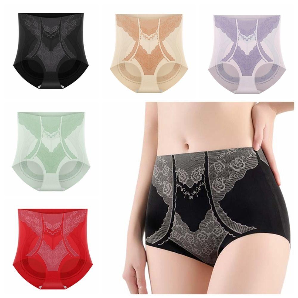 Mid Waist Slimming Shapewear Traceless Butt Lifting Panties Body Shaping Underpants  Daily