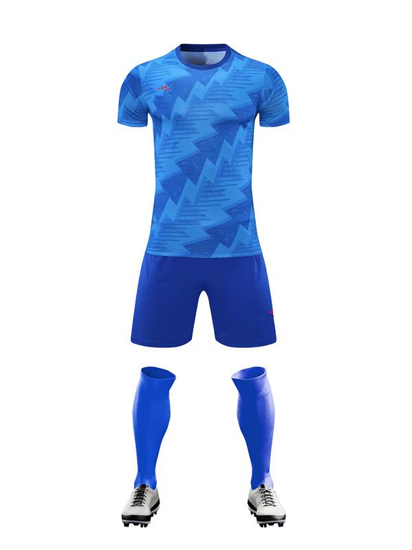 Training clothes Men and women Children Adult breathable quick-drying short-sleeved set Sports football jersey
