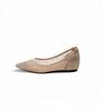 Mesh Pointed Inner Height Increase Shallow Mouth Single Shoes 2025 Summer New Versatile Rhinestone Breathable Sandals Flat Shoes