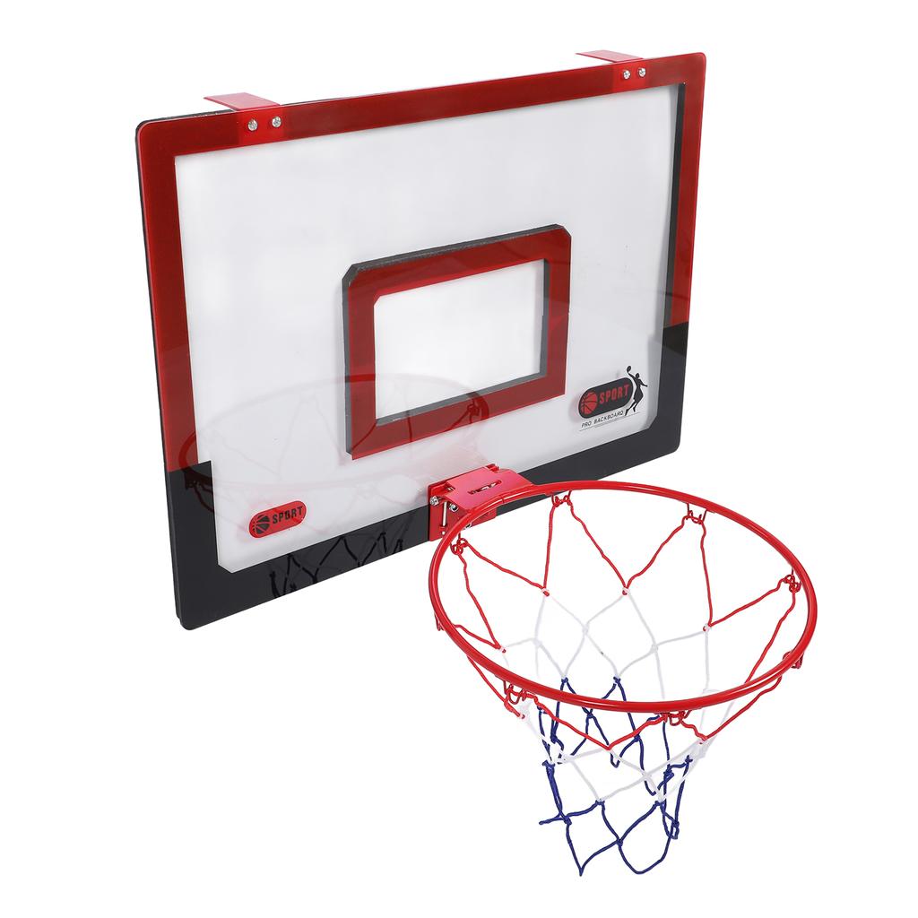 Indoor Basketball Hoop Set for Kids with Complete Accessories Foldable Hanging Spring Frame Wall