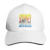 Sydney Opera House art Baseball Cap Six Panel Structured Crown Sun Protection UPF  Breathable Mesh Back