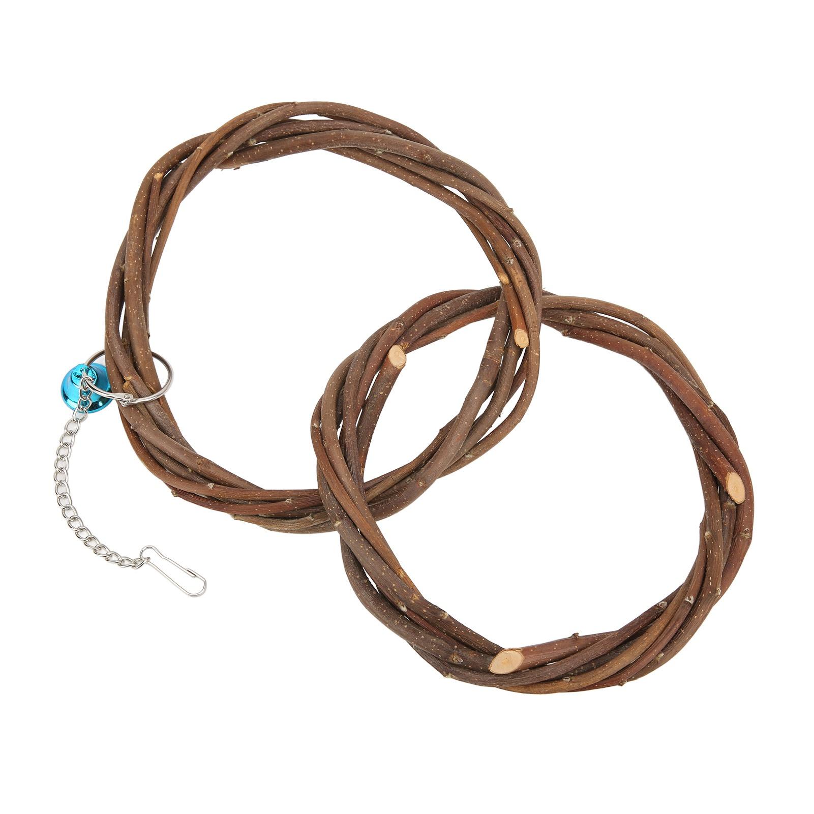 

Bird Toy Double Ring Swing Safe Parrot Double Ring Swing for Small and Medium Sized ParrotDouble Ring Swing