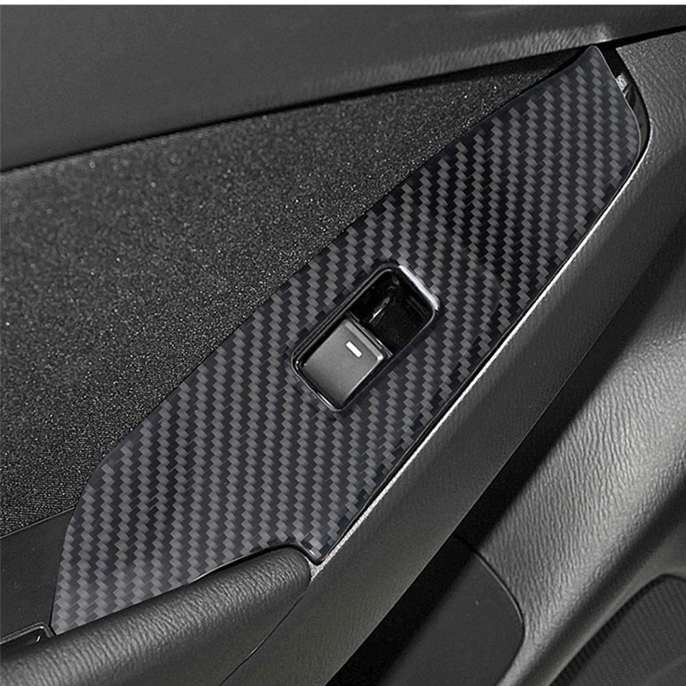 Car Interior Decoration Protection Carbon Fiber Sticker For Mazda 3 Axela 2017-2018 Styling Accessories