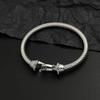 Creative Steel Wire Horseshoe Hook Zircon Stainless Steel Women's Bracelet, Waterproof and Rust-free, Couple Bracelet