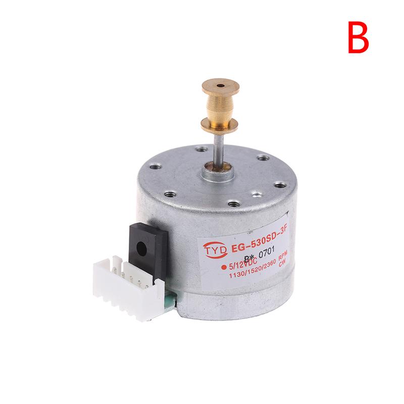 New EG530SD-3F DC5-12V 3-Speed 33/45/78 Metal Turntables Motor 25 MM Mounting Holes Sleeve Motor For Turntable Record Player
