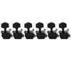 Musiclily Pro 6-Piece Guitar Tuners for Strat/Telecaster Electric Guitars, Black