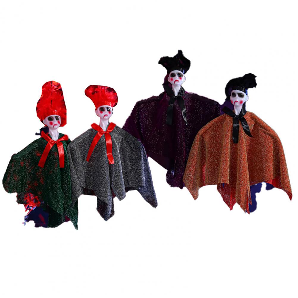 Hanging Ghost Ornament Secret Room Atmosphere Ornament Spooky Halloween Hanging Ghost Decoration for Haunted House for Porch