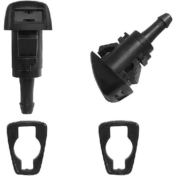 5303834AB Patriot Premium Wiper Washer Nozzles Fit for 2008-2017 Jeep Patriot MK74 Windshield Washer Fluid Jet Nozzle | Easy to tall | 2 Pack, Ref