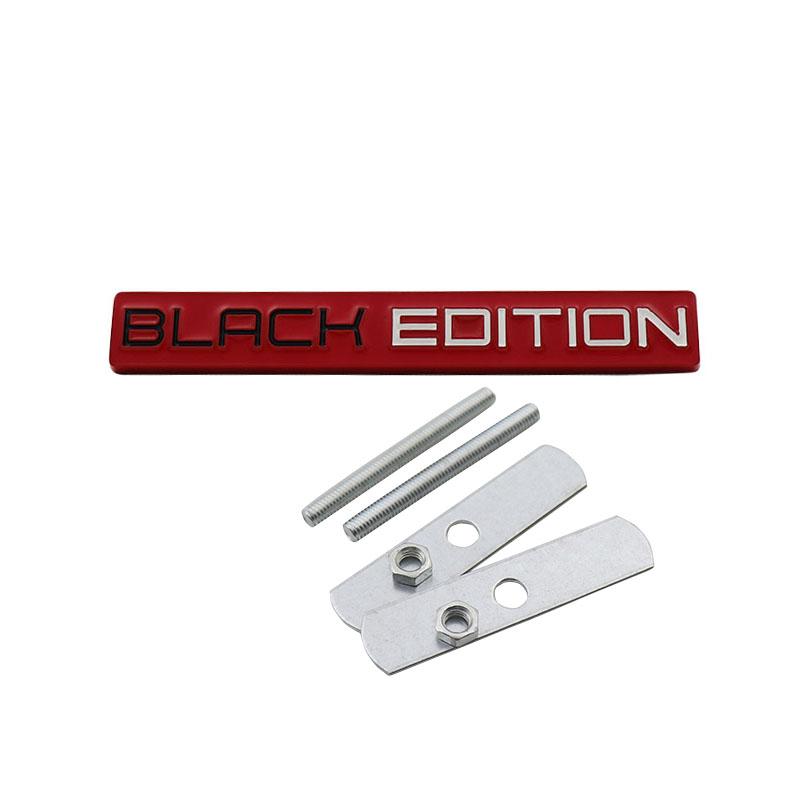 Car Styling Black Edition for Car Fender Side trunk Decal Emblem Badge Sticker