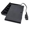 1Pcs Usb Mini Power Supply Battery Box With Cover And Switch 6 X Aa Usb Battery Box For 9V Led Strip Lights