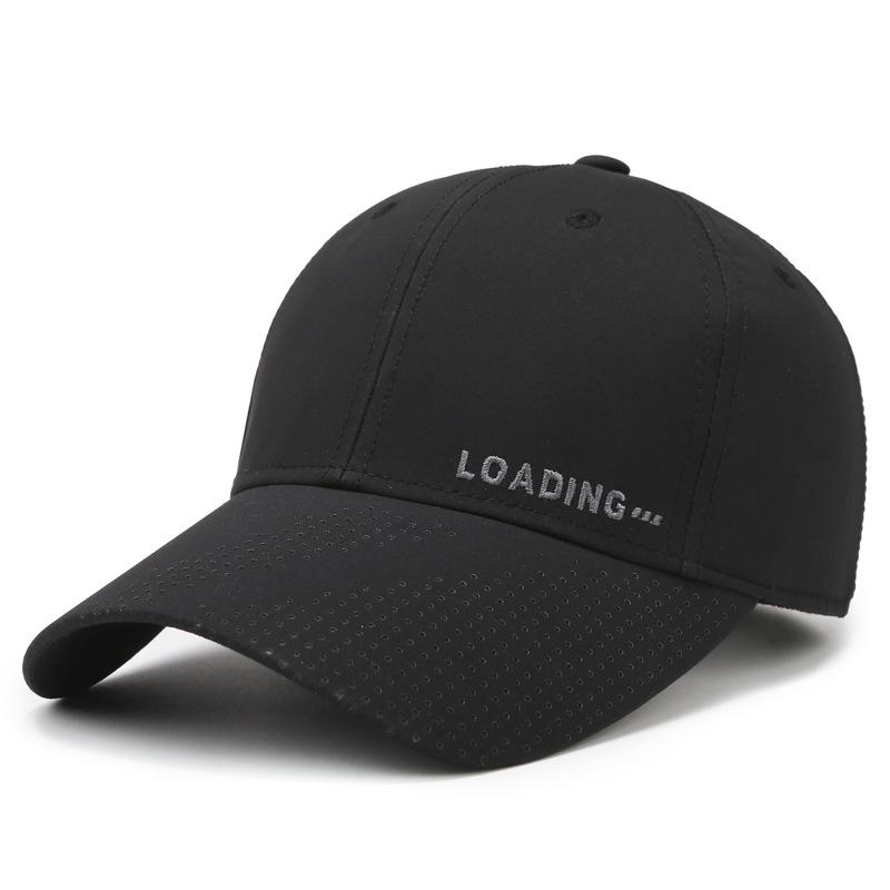 

New high-end, fashionable baseball cap with a stiff crown to flatter the face; versatile, casual, Korean-style sun hat чёрный