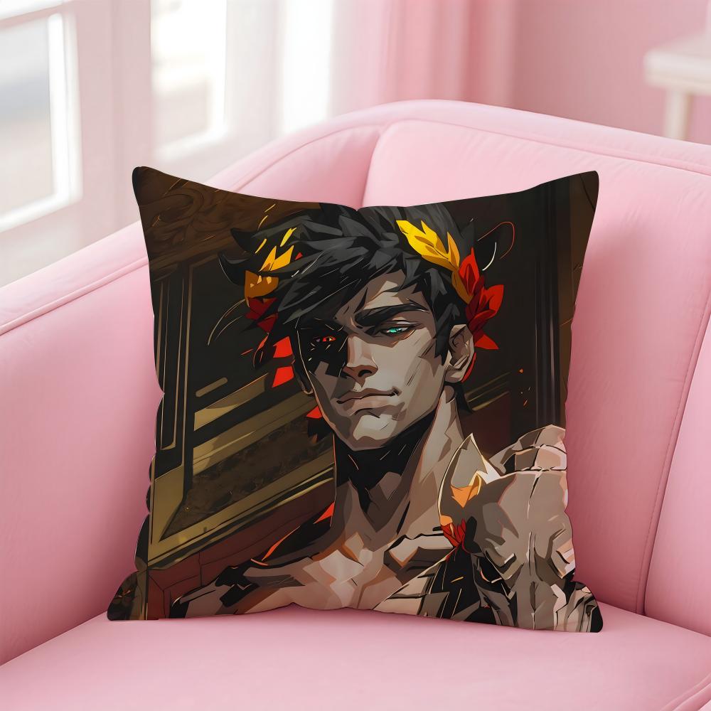 H-Hades Game Cushion Cover Home & Car Multi-Scene Pillow Cover - Reversible, Soft & Durable for Daily Use
